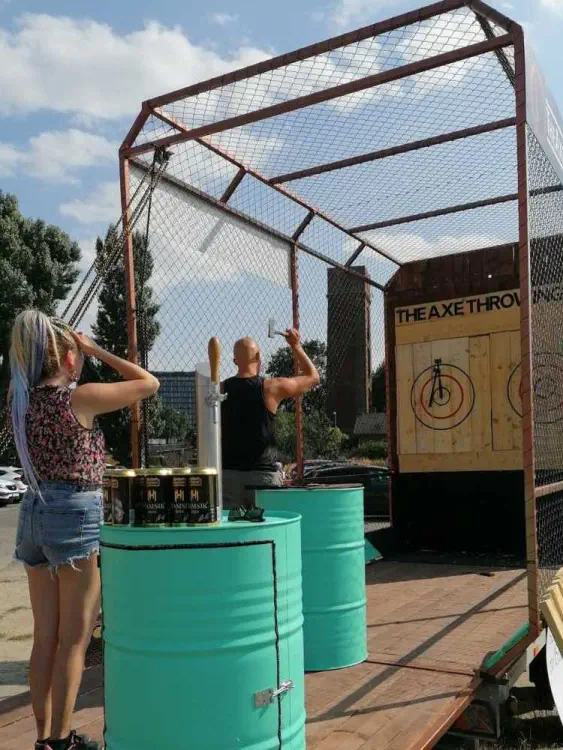 Split Pink Party Bus